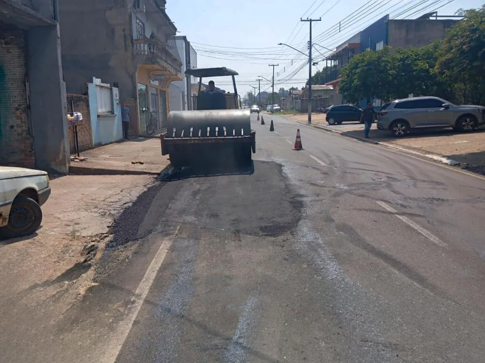 Prefeitura de Ji-Paraná intensifica operação tapa-buraco antes do período chuvoso